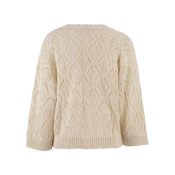 Peserico Women Cotton Cord Cardigan With Sequins